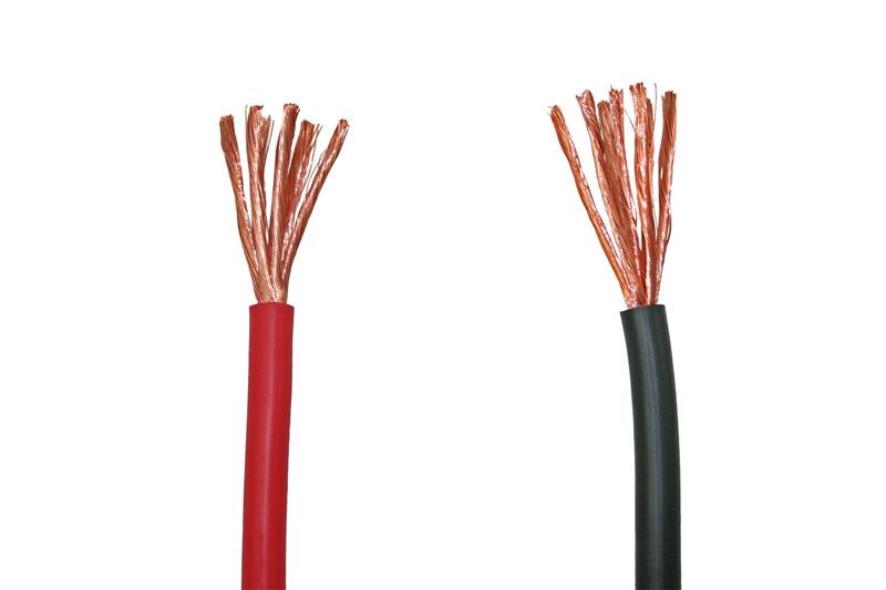 Elektrische kabel 1x 2.5mm² rood
