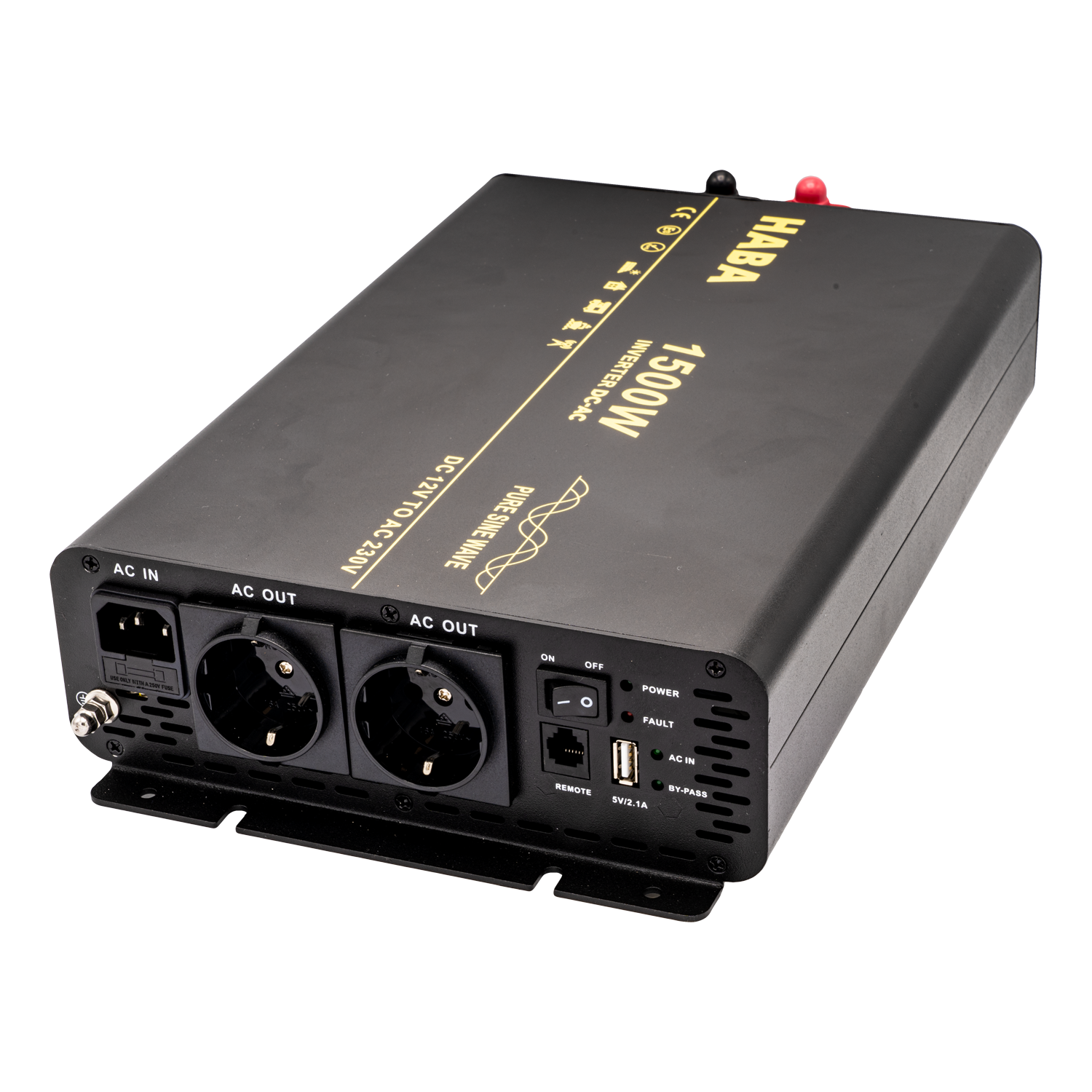 Omvormers 12V DC naar 230V AC