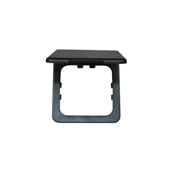 Opal afdekraam met klapdeksel zwart