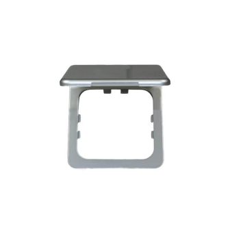 Afdekraam met klapdeksel ZILVER Opal verpakt