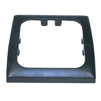 Opal enkelvoudig afdekraam antraciet