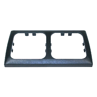 Afdekraam dubbel ANTRACIET Opal verpakt