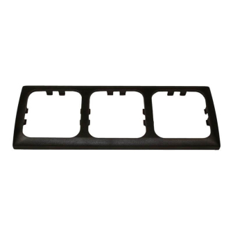 Opal drievoudig afdekraam bruin