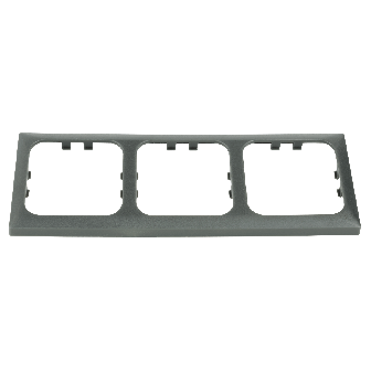 Afdekraam triple ANTRACIET Opal verpakt