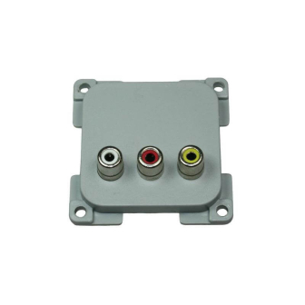 Wandkontaktdoos Audio-/Video GRIJS C-line verpakt