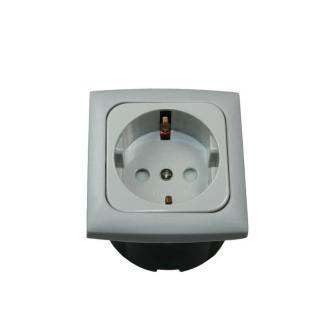 Wandk.ds + afdekraam + isods GRIJS Opal verpakt