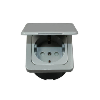 Wandk.ds + klapdeksel + isods GRIJS Opal