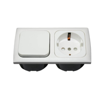 Sch. + kontaktds + 2-vd raam + isods WIT C-Line