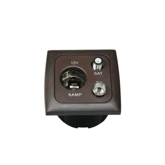 12V-wandktds+ant.+sat. + afdekraam + isods BRUIN Opal verp