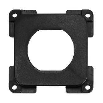 Blind plaat ZWART C-Line met gat