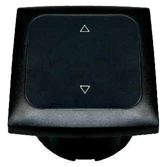 C- Line stapschakelaar met afdekraam + isodoos zwart