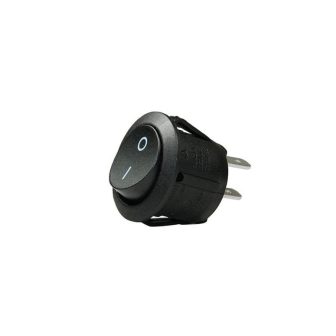 Enkelpolige schakelaar rond