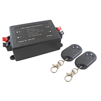 Led-dimmer 8A +2xafstandsbediening +1 ontvanger - verpakt
