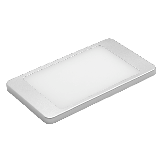 Bolo plafonnière LED zonder schakelaar zilver - los