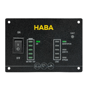 Controle paneel, voor het uitlezen van de sinus omvormer