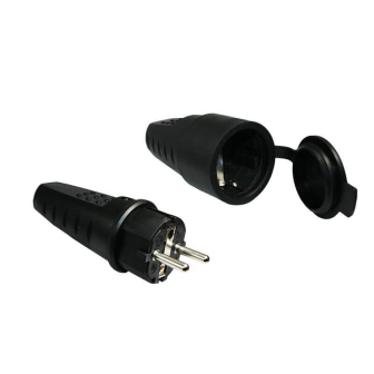 Rubber stekker rand/pen-aarde verpakt