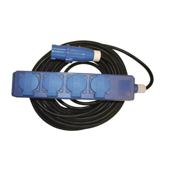 Quatro-unit + CEE-stekker + 20m npr 3x1.5mm²