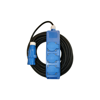 Triple-unit + CEE-stekker + 20m npr 3x1.5mm²