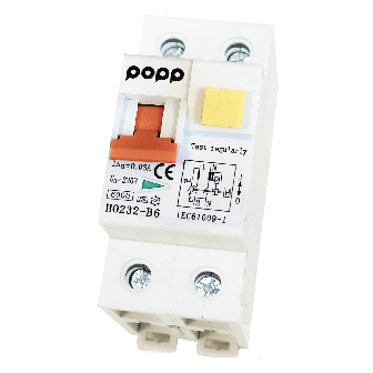 Combi aardlekautomaat 30mA B6A type A - verpakt