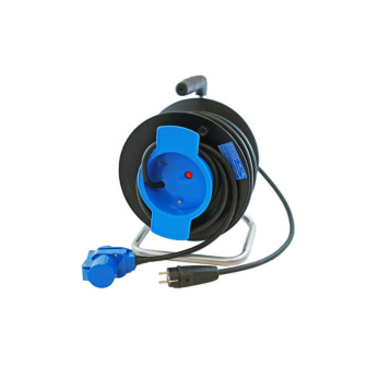 Haspel 30m 3x1.5 CEE stekker+winkelkoppeling
