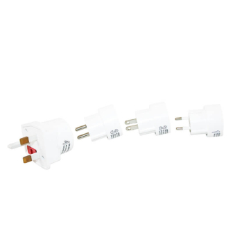 Wereld-adapter set van 4 stekkers