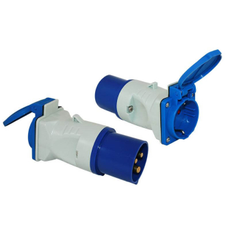 Adapter Schuko kontra - CEE stekker verpakt