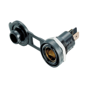 12V Inbouwkontakt met deksel verpakt