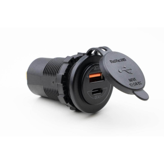 Power Line USB QC3.0 + USB-C QC 4.0 lader