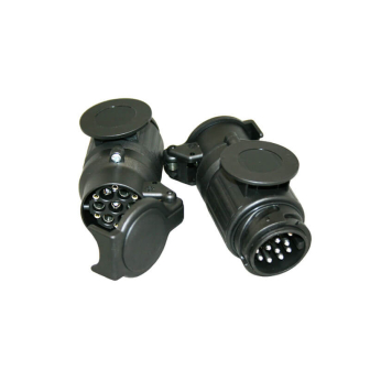 Kortadapter 13-polig DIN-->13-polig WEST verpakt