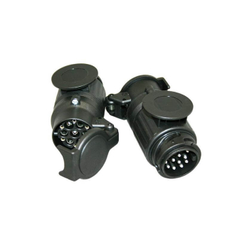 Kortadapter 13-polig DIN-->13-polig WEST