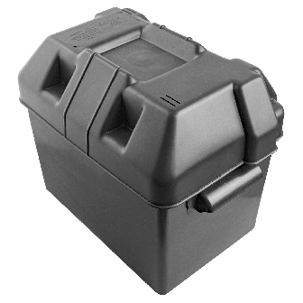 Accubak 190x270x200 zwart