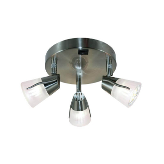 Meteor triple LED spot 12V DC, met schakelaar