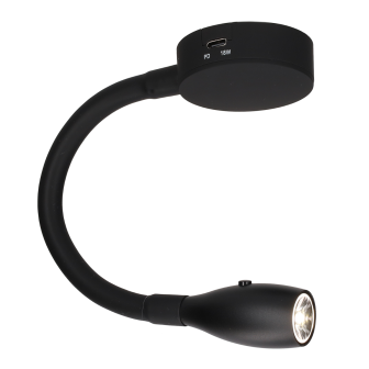 Furnari 2.0 flexspot met USB-C mech.sch. zwart