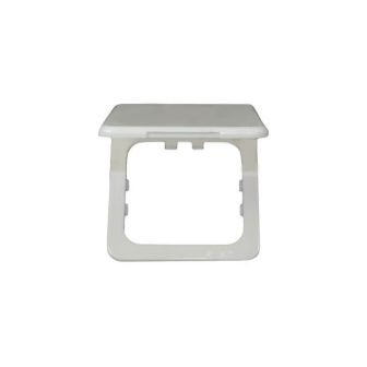 Opal afdekraam met klapdeksel wit