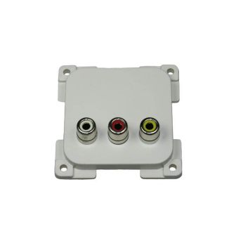 Wandkontaktdoos Audio-/Video WIT C-line