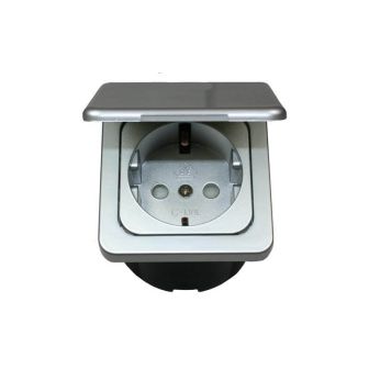 Wandk.ds + Klapdeksel + isods ZILVER Opal verpakt