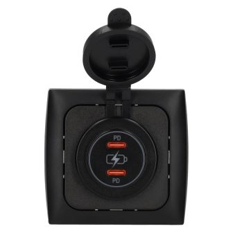 C-Line Power Line 2x USB-C PD 36W lader - verpakt