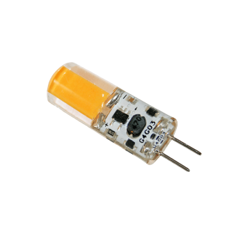 Silicone G4 COB LED 10-30V DC, gestabiliseerd
