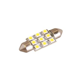 Buislamp S8.5 9 SMD LED, 13x36mm