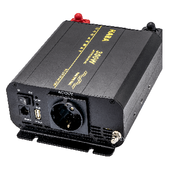 Pure sinus omvormer 300W 12V --> 230V