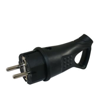Rubber stekker met handvat