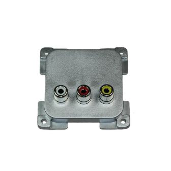 Wandkontaktdoos Audio-/Video ZILVER C-line