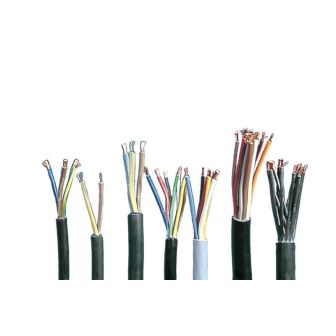 Vinyl Autokabel zwart 2x2.5mm²/mtr