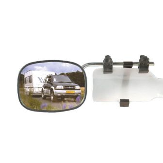 Argus opzetspiegel vlak glas p.set