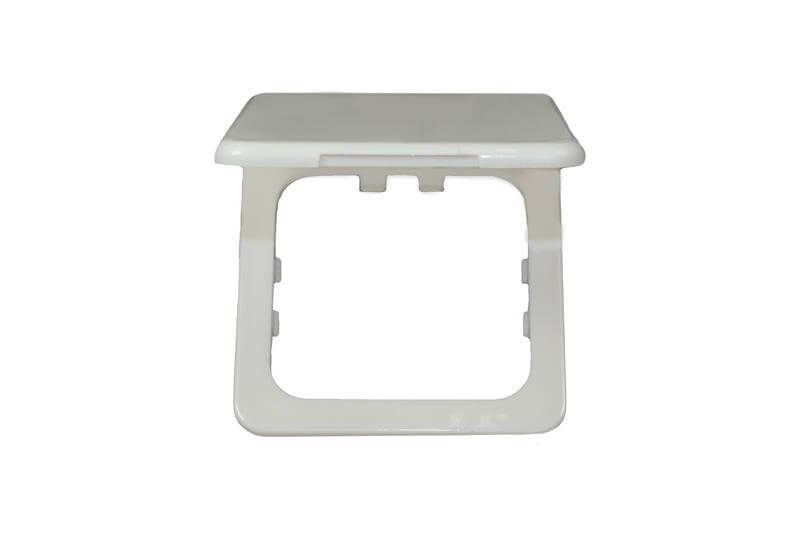 Opal klapdeksel wit - verpakt