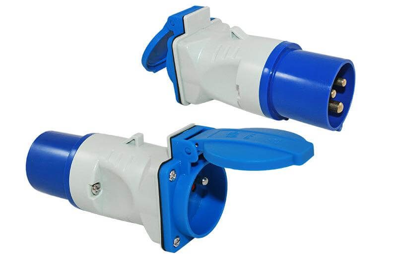 Adapter CEE stekker en Franse contrastekker