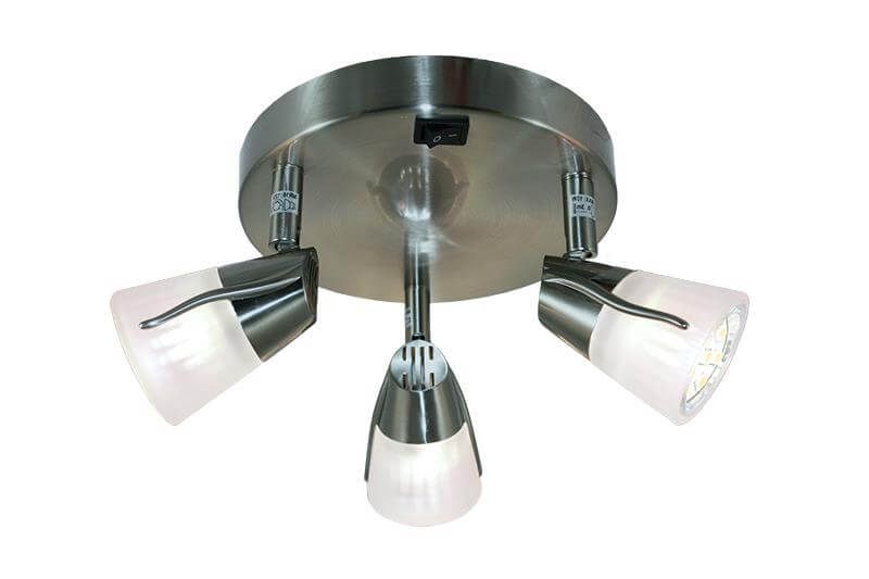 Meteor Triple plafondlamp met 3 spots Meteor Triple plafondlamp met 3 spots