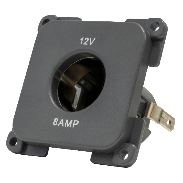 C-Line 12 Volt stopcontact camper en caravan antraciet