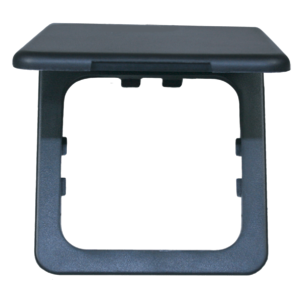 Opal klapdeksel antraciet