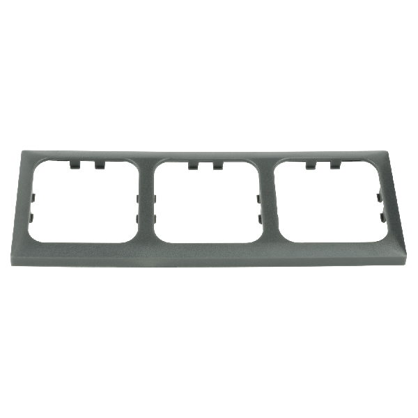 Opal afdekraam 3 voudig antraciet